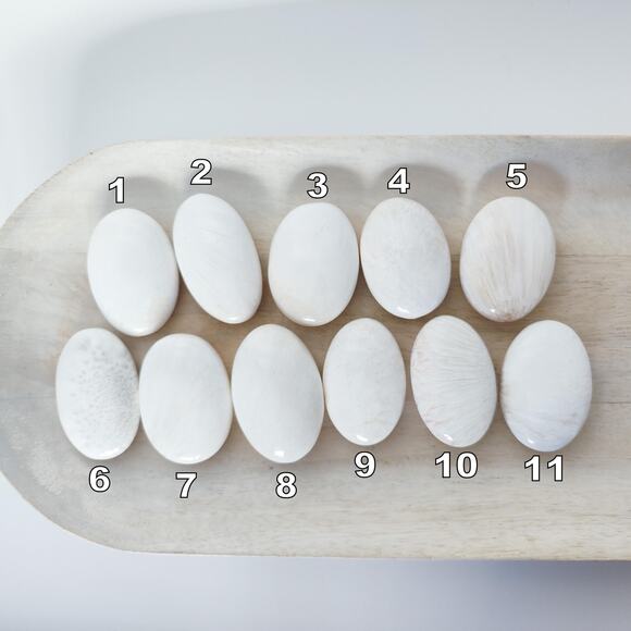 YOU PICK Scolecite Palm Stone Healing Crystals - Picture 9 of 10